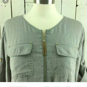 Ellen Tracy Linen Tunic